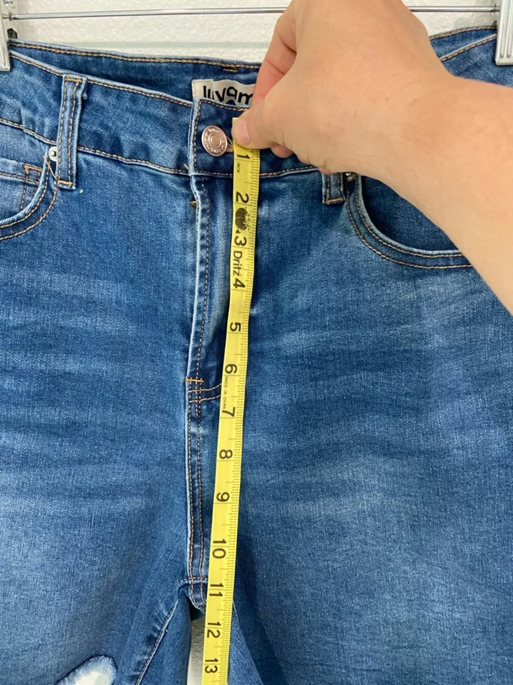 luvamia Jean Shorts for Women Size L